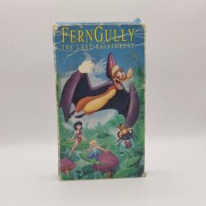 FernGully: Last Rainforest & FernGully 2: Magical Rescue (1992/1998) VHS Tapes G
